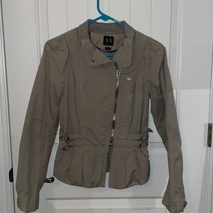 Armani Exchange Peplum Utility Jacket